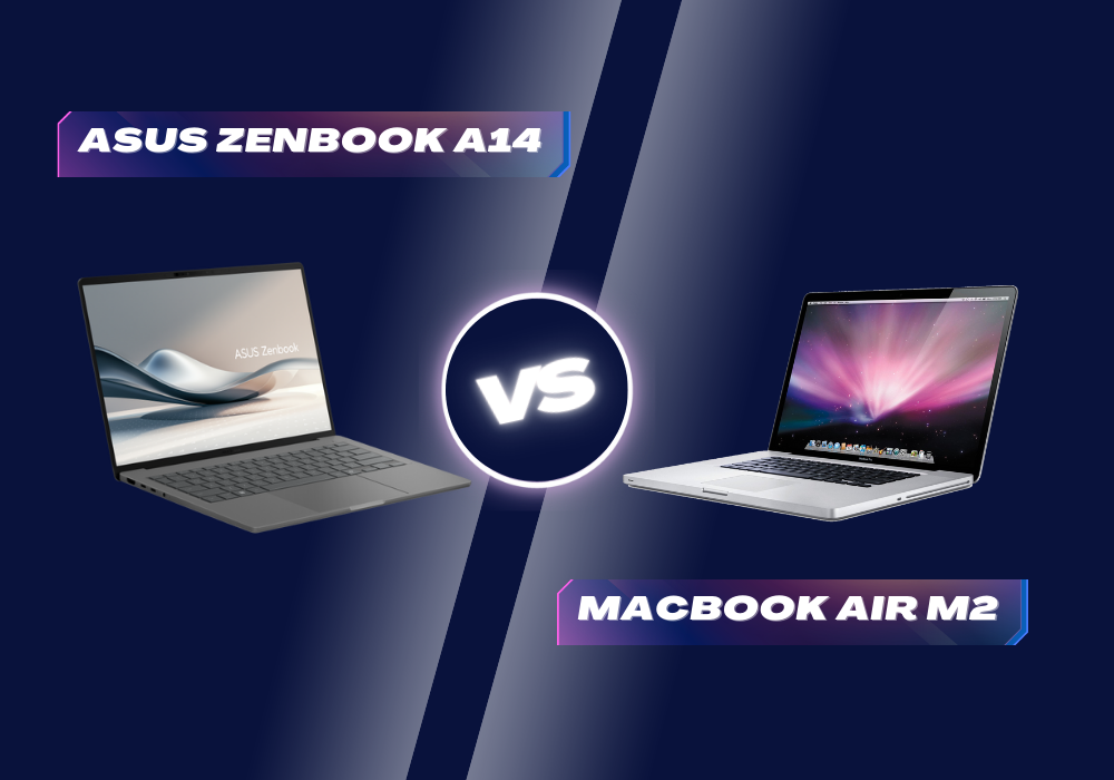 Asus Zenbook A14 vs MacBook Air M2