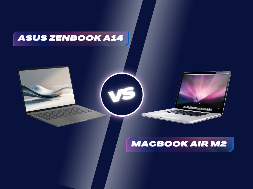 Asus Zenbook A14 vs MacBook Air M2